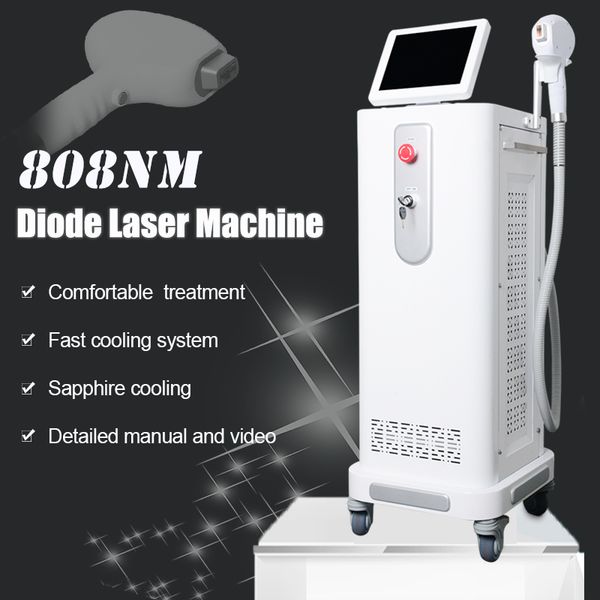 

professional 808nm diode laser permanent hair removal machine smooth away light sheer diode laser hair machine, Black