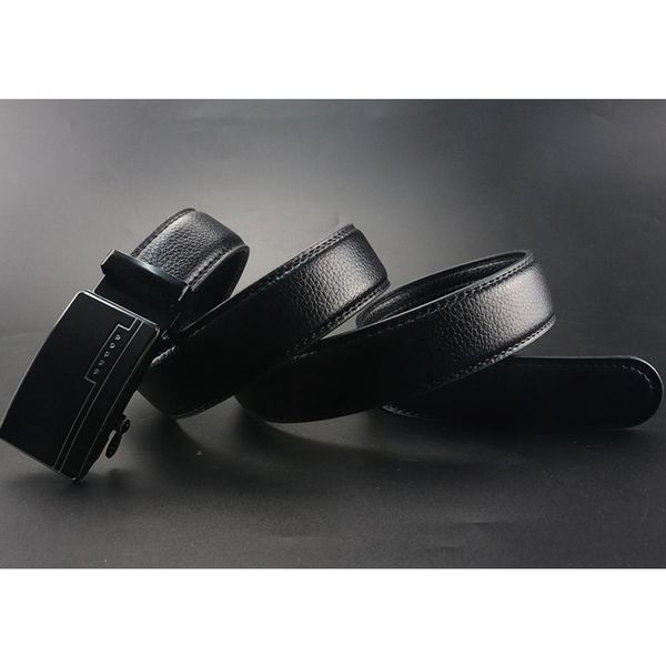 

maikun ремни для мужчин автоматической пряжки кожаного ремня престижных мужчин пояса для бизнеса, Black;brown