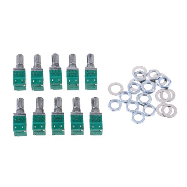 

10 pcs b10k seal potentiometer double