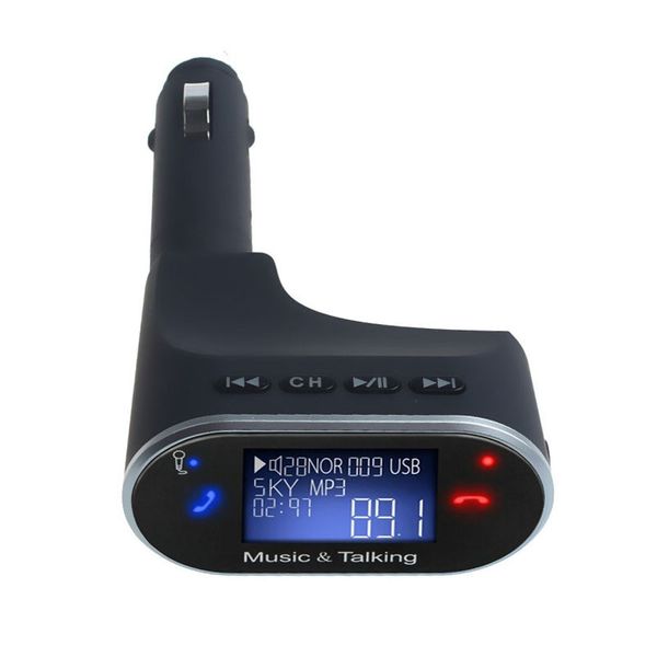 

kinganda 2019 bluetooth car kit mp3 player transmitter modulator remote usb sd 8.7
