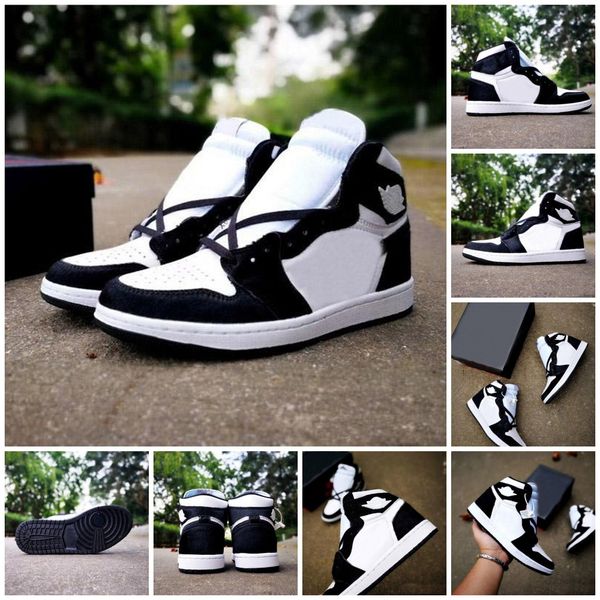 

1s cd0461-007 panda high basketball shoes i sneakers boots men women boot sneaker trainers gym sport shoe trainer