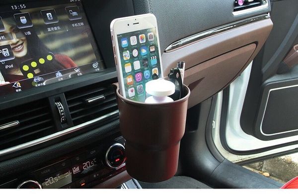 

auto car trash container drink bottle holder auto phone box car organizer for lada sedan largus kalina granta vesta x-ray