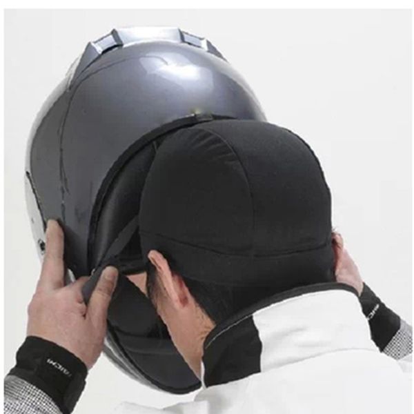 

quick breathable hat black sweat absorbing high elastic inner cap racing cap under helmet motorcycle helmet