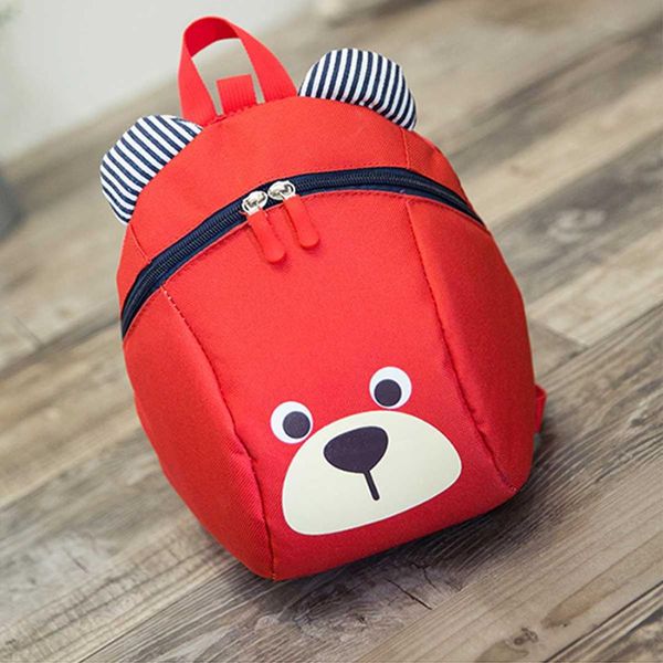 

cute bear school bags for kids outdoor activities children's school bag anti-lost backpack kindergarten schoolbag for girls boys