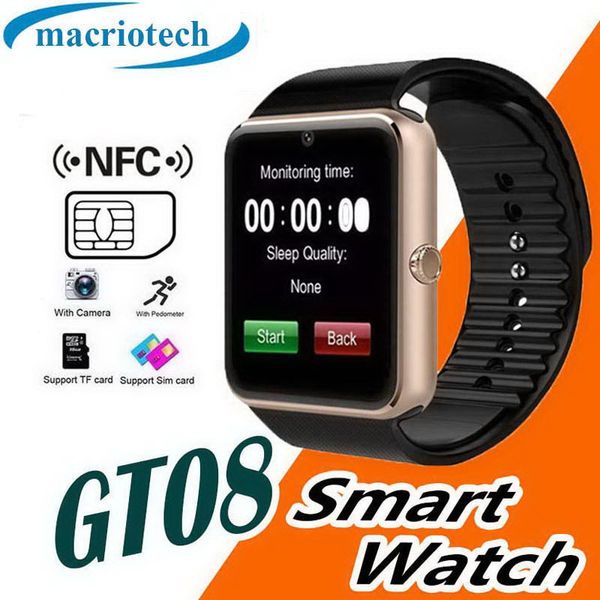 

GT08 Smart Watch Phone Лучший Smartwatch 2019 SIM-карта TF карта камеры Smart Clock для Apple Watch Iphone Android