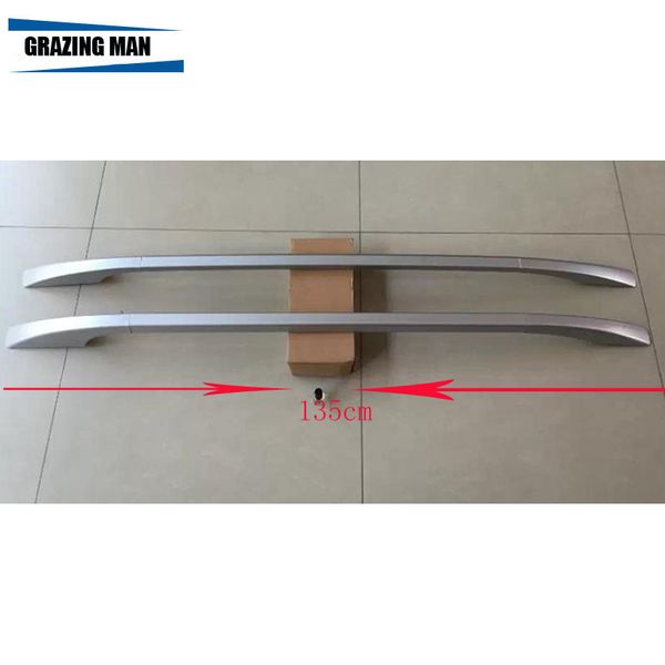 

universal aluminum alloy car roof racks bars side rail luggage bar hatchback car roof rail 135cm 145cm 155cm