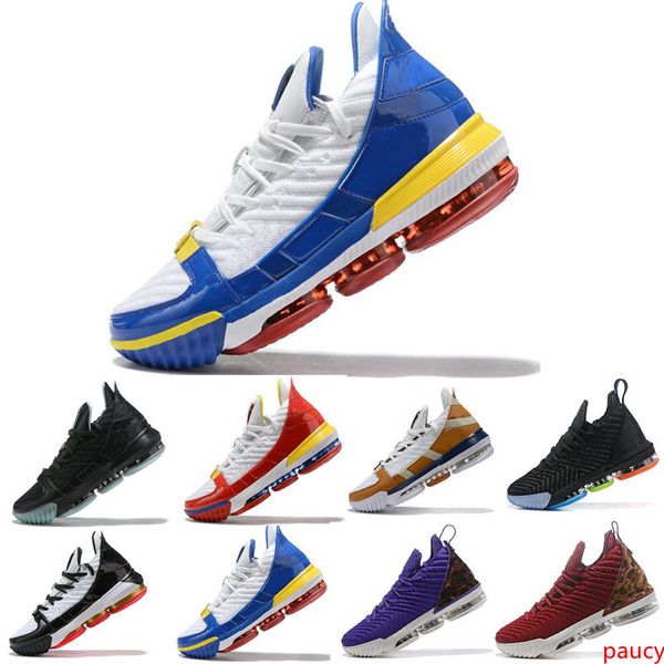 

2019 lbjames 16 светящиеся в темноте баскетбольная обувь remix спорта mens sneaker king superbron sb синий красный тренер спортивной размер