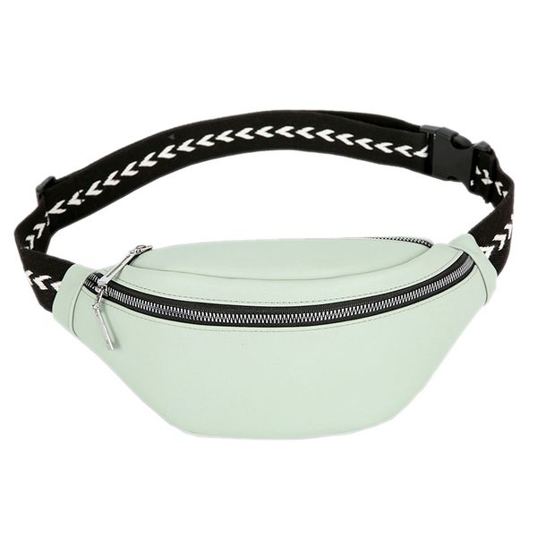 

summer soft leather women bag one shoulder crossbody wild chain chest bag