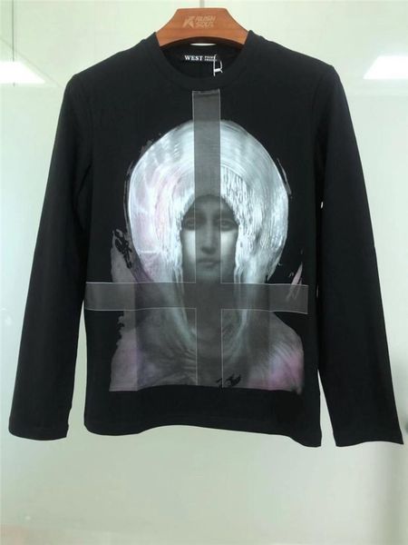 

осень конструктора mens женщин свитер толстовка мадонна dark halo printed мода одежда мужчины спорт рубашка размер толстовка верхнего качест, White;black