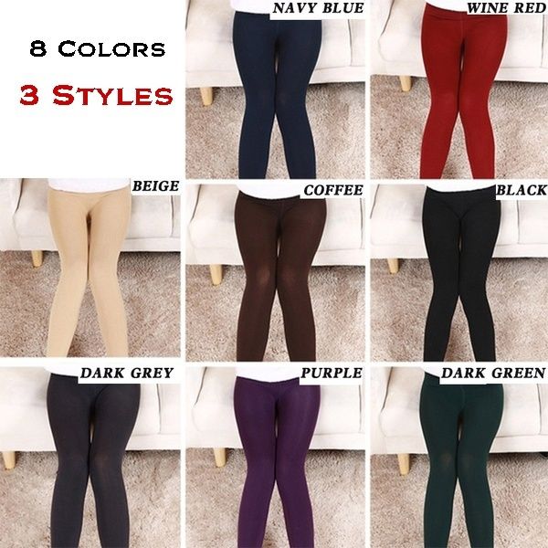 

2020 women leggings velvet winter legging ankle-length warm leggings women fitness legging 1pc, Black