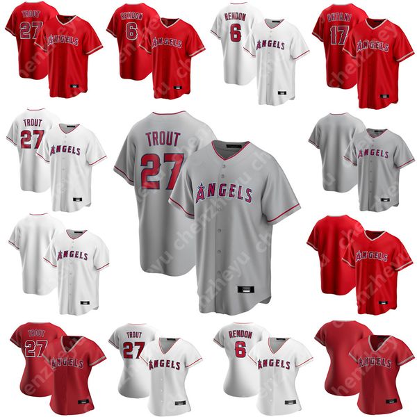 

2020 new 27 mike trout jersey la shohei ohtani anthony rendon reggie jackson jefry marte zack cozart simmons 0 yunel escobar jersey, Blue;black
