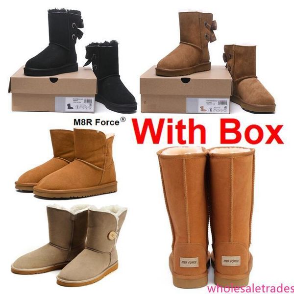 

с 2019 снегоступы австралия снег зима кожа девушка классическая мода женщины классический бордовый черный серый оптовая бесплатная доставка