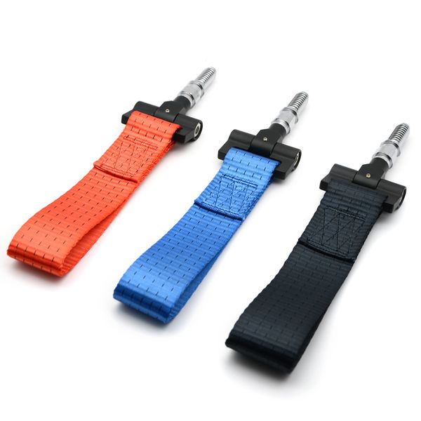 

universal racing tow strap towing hook rope for european car auto trailer ring blue/red/black