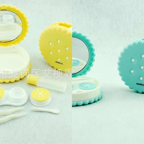 

companion keda invisible contact lenses biscuit case glasses case biscuit glasses box duplex box 8057