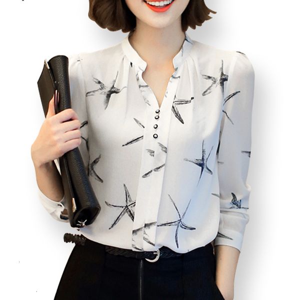 

дизайнер сборки блуза горячее лето новое прибытие женщина с длинным рукавом блузка женщины рубашка шифоновая сборки топы камиза renda blusa, White