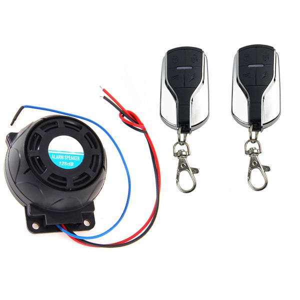 

dc 12v motorcycle remote alarms universal motorbike protection alarm scooter anti-theft security system motor one way siren moto