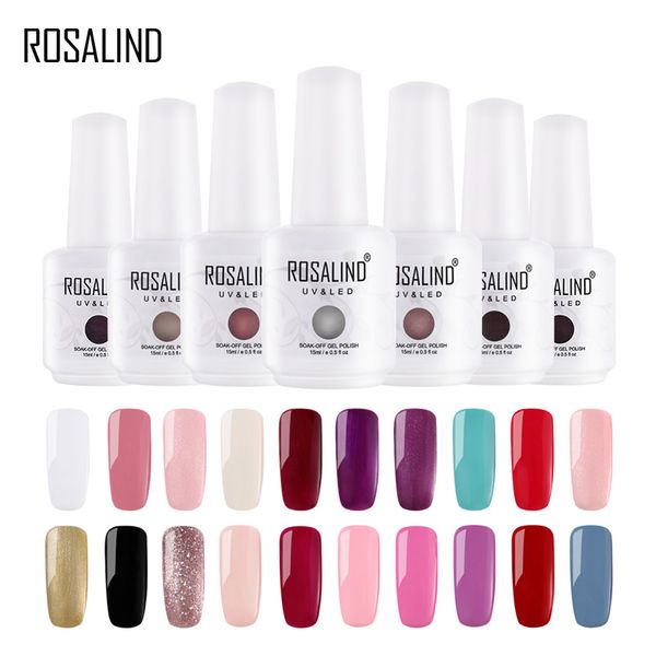 

rosalind gel 1s 15ml gel nail polish new 60 beautiful colors designed nail art design manicure uv soak off primer varnishes, Red;pink