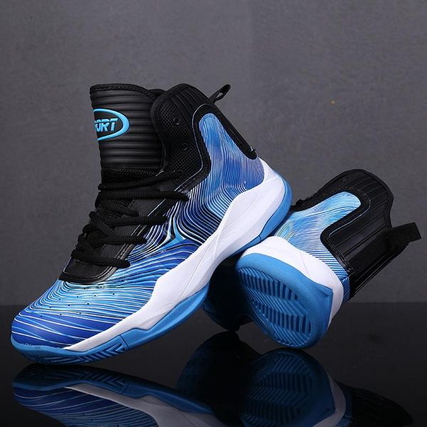 

gnome high damping tenis sneakers men protective casual shoes men plus size 47 striped men shoes outdoor walking footwear, Black