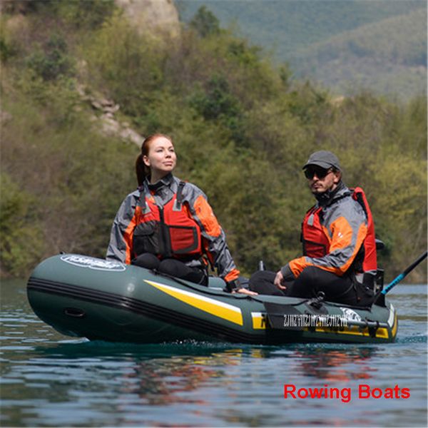 

inflatable outdoor 3 preson inflatable fishing boat 295 *128 *43cm aluminum hand pump handbag carry bag repair kit tender pvc