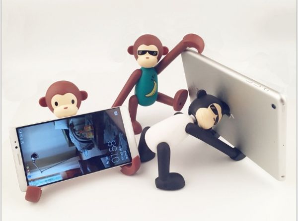 

Mobile phone bracket monkey cute cartoon creative monkey phone bracket flat bracket de kgift