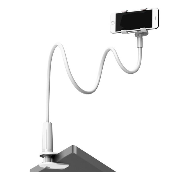 Supporto per telefono cellulare con braccio lungo flessibile con rotazione a 360 Supporto per tavolo da tavolo per persone pigre per iPhone Samsung Huawei Novità