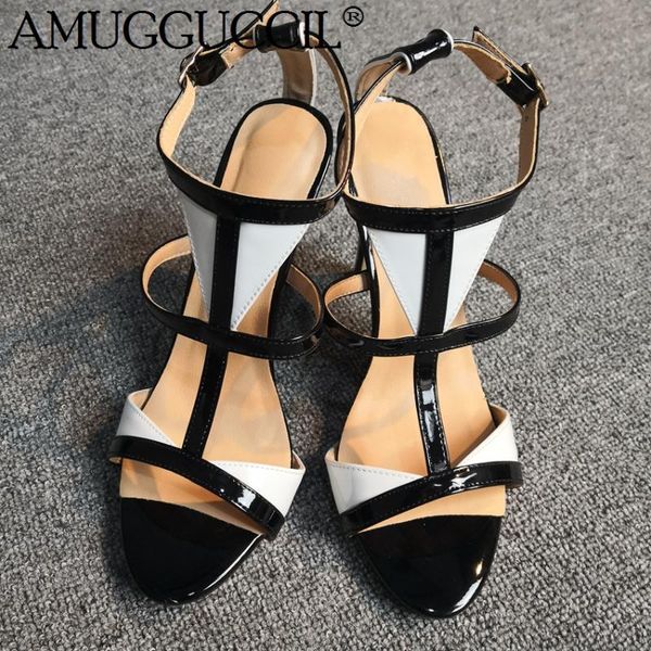 

2020 new plus big size 35-52 black buckle fashion high heel summer party wedding girl female ladies women sandals l1133
