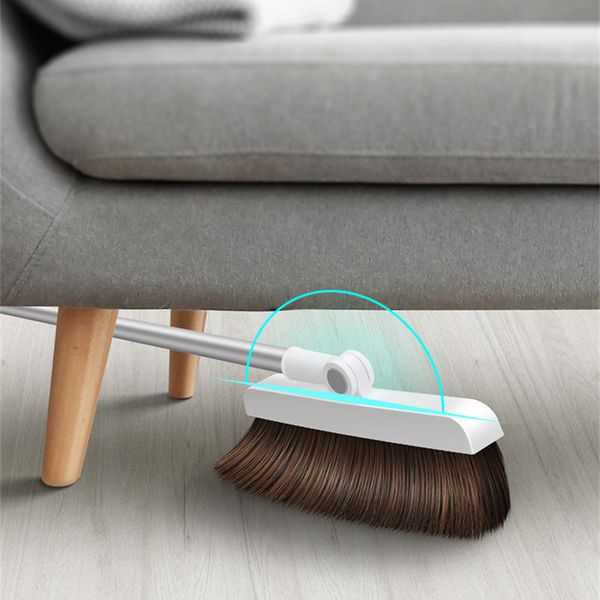 

magnetic broom dustpan suit creative combination floor hair sweeping thicken windproof non-slip handle household cleaning tools