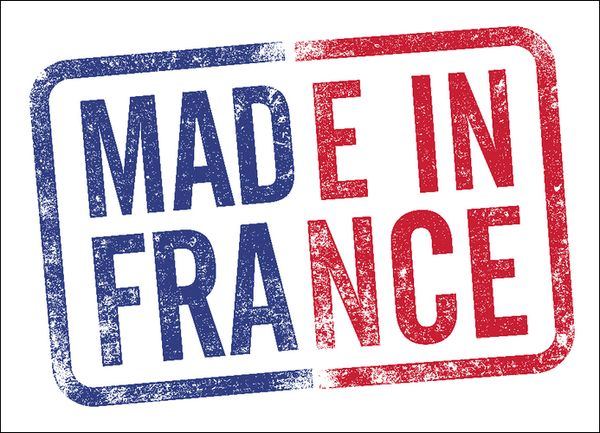 

10000pcs 25x18mm MADE IN FRANCE self-adhesive paper label sticker for french factory high quality products, Item No. FA29