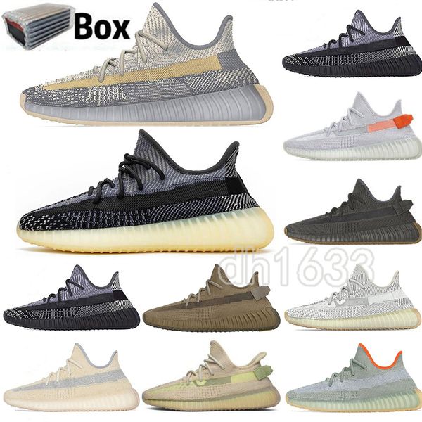

2020 with box new color size 48 47 oreo asriel israfil desert sage cinder earth kanye west sneakers v2 mens running shoes women trainers