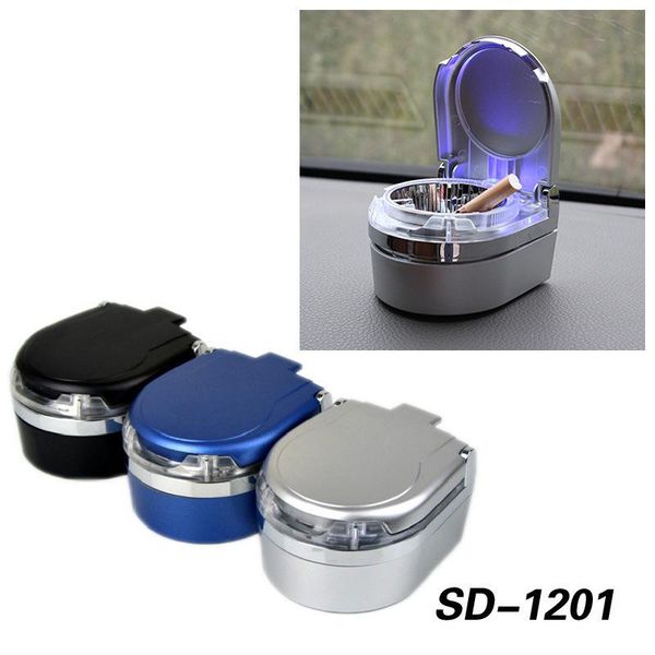 

borzecki car ashtray with led ashtray car home dual-use 3 colors sd-1201
