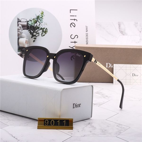 

the latest fashion men's wear designer sunglasses square metal plate combination frame uv400 framed lens, White;black