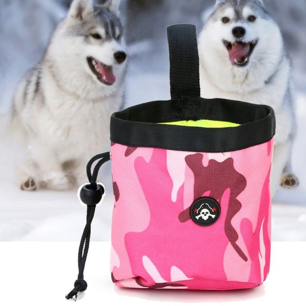 

portable dog training pouch pet treat bag doggie pet feed storage pocket snack reward waist bag outdoor travel dog accessories