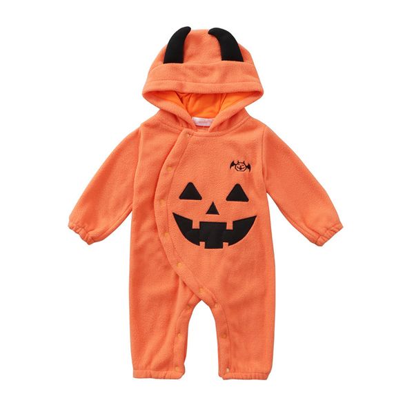 

halloween costumes pumpkin cap jumpsuit baby kids clothes orange long-sleeved romper jumpsuits crawling clothes kids designer clothes jy428, Blue