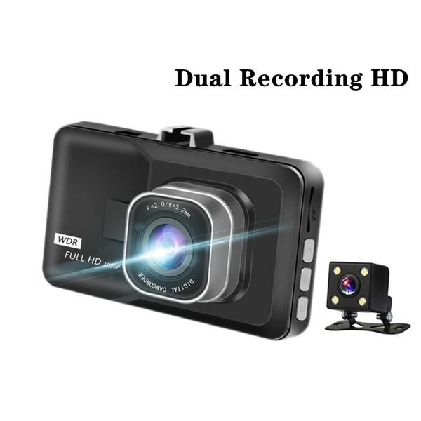 

новый 3.0-дюймовый экран вождения рекордер 1080p high list двойной объектив с реверсивным изображением гравитационное зондирование автомобил