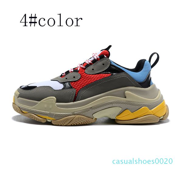 

2019 new designer shoes fashion paris sports casual dad men and women black and white casual shoes size 36-45