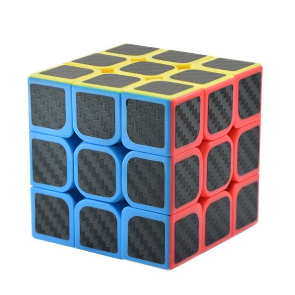 

fiber cube magic magic cube carbon pyramid sticker series multi-order magic cube children's educational toys