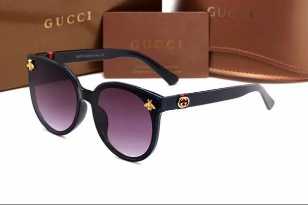 

1 шт. высокое качество классические пилотные солнцезащитные очки дизайнерский бренд мужские женские солнцезащитные очки очки золотые металли, White;black