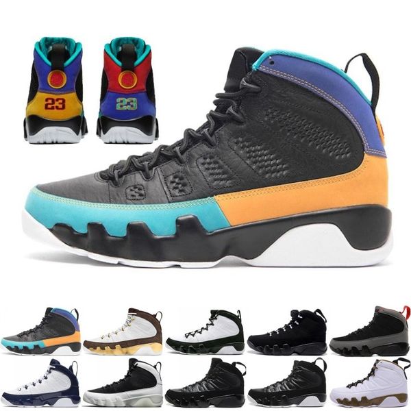 

Newest 9 9s Dream It Do It UNC Mop Melo Mens Basketball Shoes LA OG Space Jam men Bred Black 2010 Release sports sneakers designer Eur 40-47