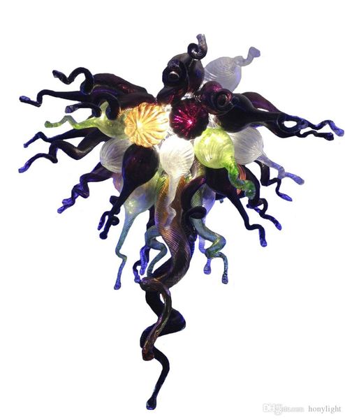 

new pretty pendant lighting murano glass ceiling decor chandelier led 100% hand blown glass modern chandeliers