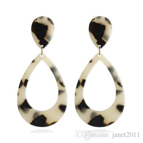 

acetate waterdrop earrings water droplets acrylic stud earrings jewelry gifts for women girls, Silver