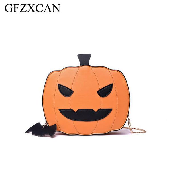 

2019 new fashion easter pumpkin lamp handbag cute lady shoulder bag chain design messenger bag