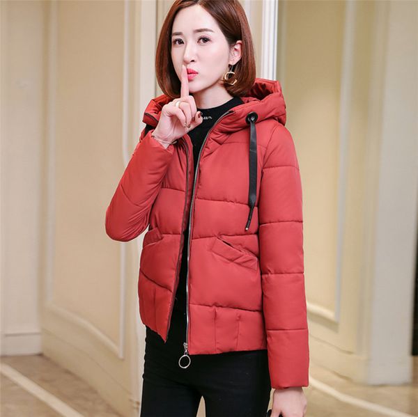 

sagace woman winter coats plus size long sleeve sturdy fashion winter warm hooded slim parka jacket coat abrigos mujer 2019 g8, Black;brown