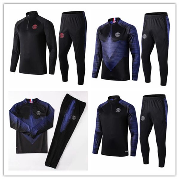 

2019 2020 PSG MBAPPE Survetement soccer jacket training suit 19 20 Paris soccer jogging maillot de football tracksuit