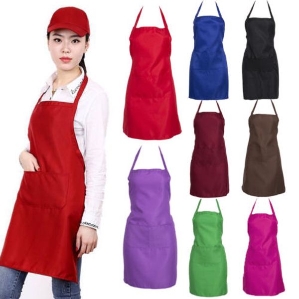 

adjustable bib apron dress men women kitchen restaurant chef classic multifunction cooking bib cleaning apron