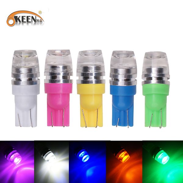 

100x w5w t10 led canbus bulb 5630 smd 194 168 car clearance parking lights auto interior reading signal lamp white red yellow