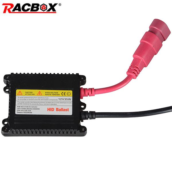 

dc / ac 35w slim hid ballast fast start ignition block 9-16v for retrofit car headlight conversion kit h1 h3 h4 h7 h11 9005 9006