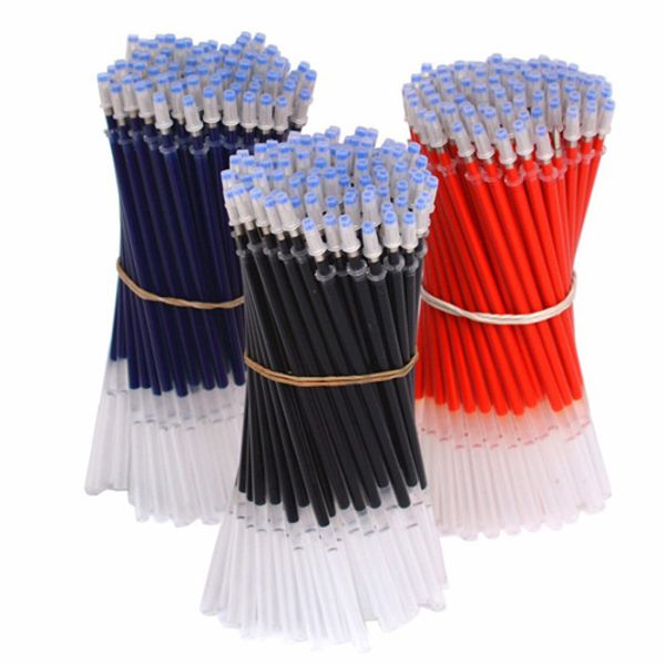 

pen refill office signature rods for handles 0.5mm red blue black ink refills school supplies stationery writing tools, Black;red
