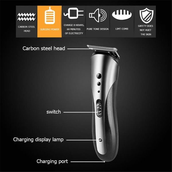 

kemei km-1407 multifunctional hair trimmer rechargeable electric nose hair clipper 1 clipper cut sqtrimmer pykmg