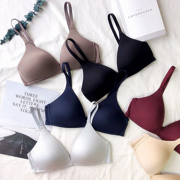 

bralette bras women underwears v deep bras for women seamless lingerie wireless bralette sleep bra ultra cup brassiere sports underwear, Red;black