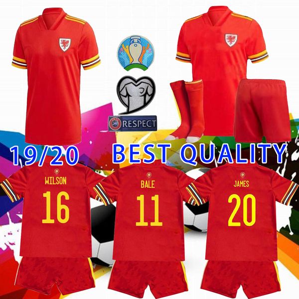 

wales soccer jersey euro cup 2020 wales football shirt bale james maillot de foot ramsey camisetas de foot men size:s-2xl kids size:16- 28, Black;yellow